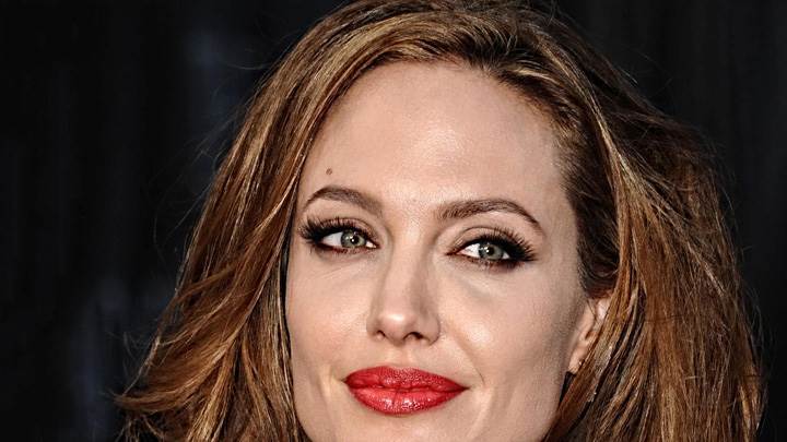 Angelina Jolie Ulta Face Closeup At 84th Annual Academy Awards